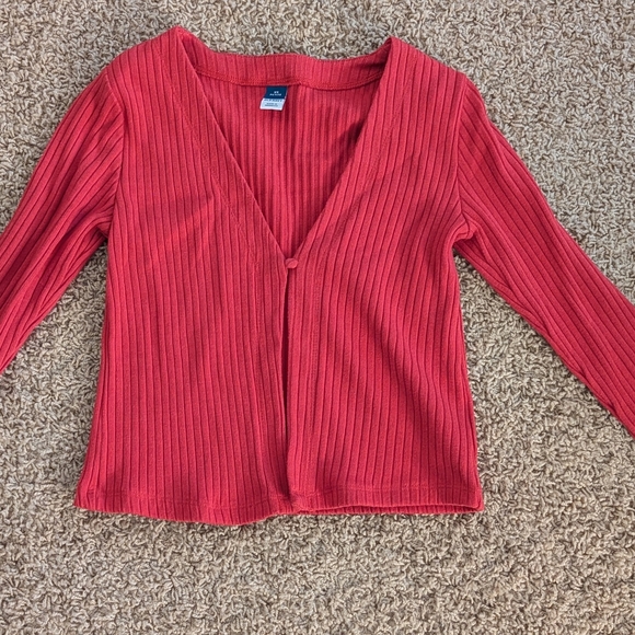Old Navy Rib-Knit Single-Button Cardigan - Picture 2 of 4
